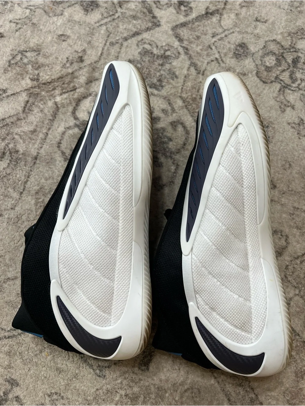 adidas Anthony Edwards 2 shoes White/Core Black/Dusky Ink